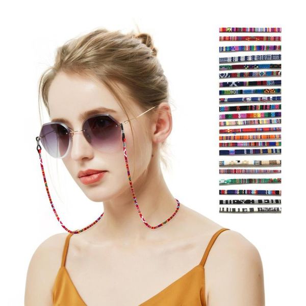 sunglasses frames bohemian colorful braided rope cords reading glasses chain fashion women accessories ethnic style lanyard hold straps, Silver
sunglasses frames bohemian colorful braided rope cords reading glasses chain fashion women accessories ethnic style lanyard hold straps, Silver