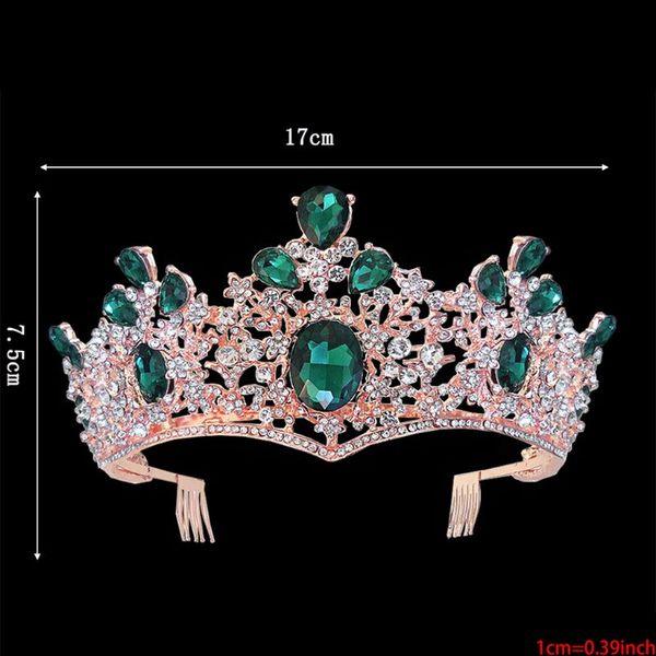 green baroque royal queen gold wedding crown crystal princess tiara headbands 40jf, Golden;silver
green baroque royal queen gold wedding crown crystal princess tiara headbands 40jf, Golden;silver