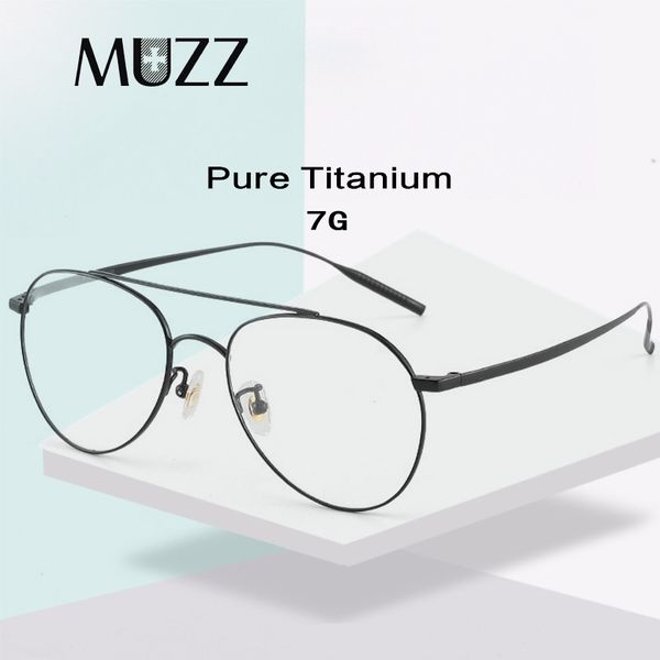 men's pilot glasses frame pure titanium retro aviation prescription myopia glasses frame women optical eyeglasses eyewear frames, Black
men's pilot glasses frame pure titanium retro aviation prescription myopia glasses frame women optical eyeglasses eyewear frames, Black