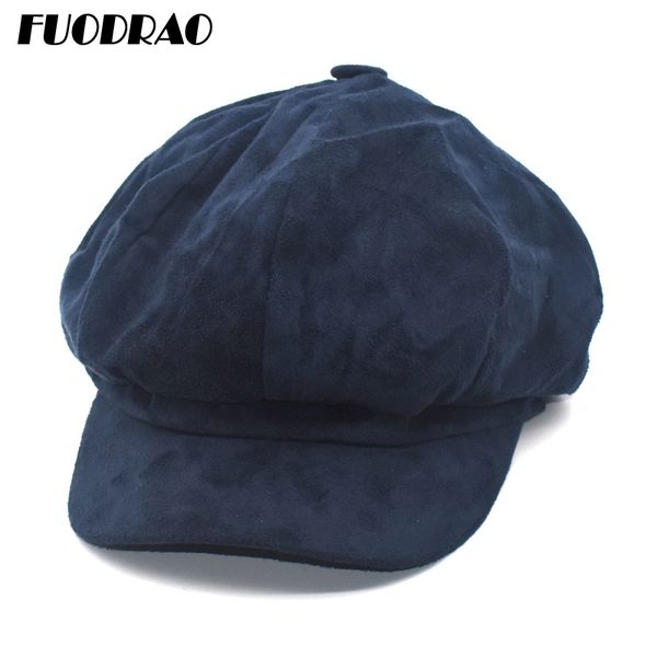 stingy brim hats fuodrao octagonal women solid color vintage beret hat autumn winter casual gorras painter sboy caps c9, Blue;gray
stingy brim hats fuodrao octagonal women solid color vintage beret hat autumn winter casual gorras painter sboy caps c9, Blue;gray