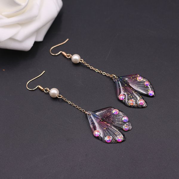 dangle & chandelier fairy tale mermaid tail earrings dreamy gradient purple butterfly insect wing long romantic bridal, Silver
dangle & chandelier fairy tale mermaid tail earrings dreamy gradient purple butterfly insect wing long romantic bridal, Silver