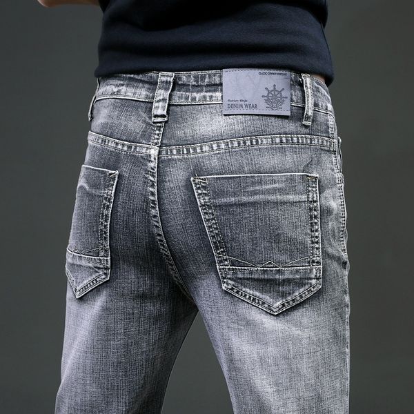 20 autumn and winter new smoke gray jeans straight loose elastic middle-aged business casual jeans men's pants trousers men's pant, Blue
20 autumn and winter new smoke gray jeans straight loose elastic middle-aged business casual jeans men's pants trousers men's pant, Blue