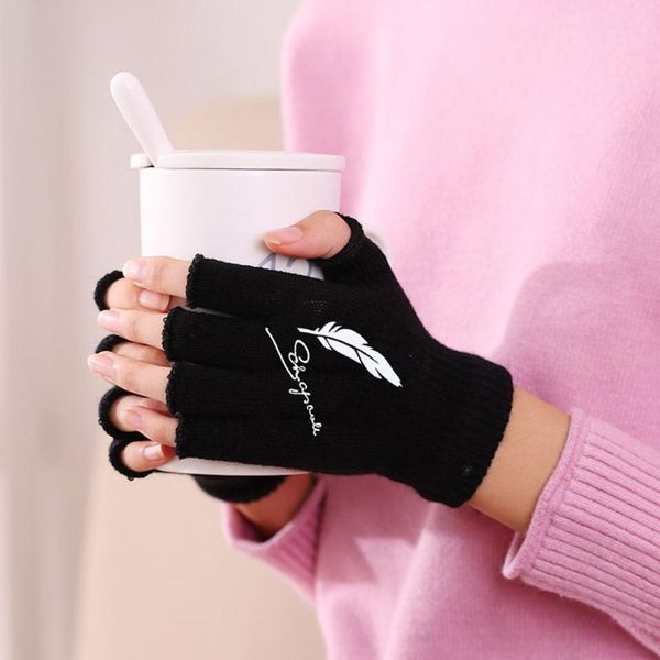 five fingers gloves warm knitted half finger autumn and winter mittens keep printed keyboard long fingerless anti slip, Blue;gray
five fingers gloves warm knitted half finger autumn and winter mittens keep printed keyboard long fingerless anti slip, Blue;gray