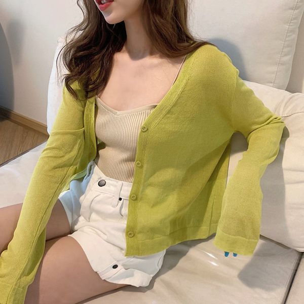 women's t-shirt female sun protection loose thin knit long-sleeved summer v-neck button shirts cardigan, White
women's t-shirt female sun protection loose thin knit long-sleeved summer v-neck button shirts cardigan, White