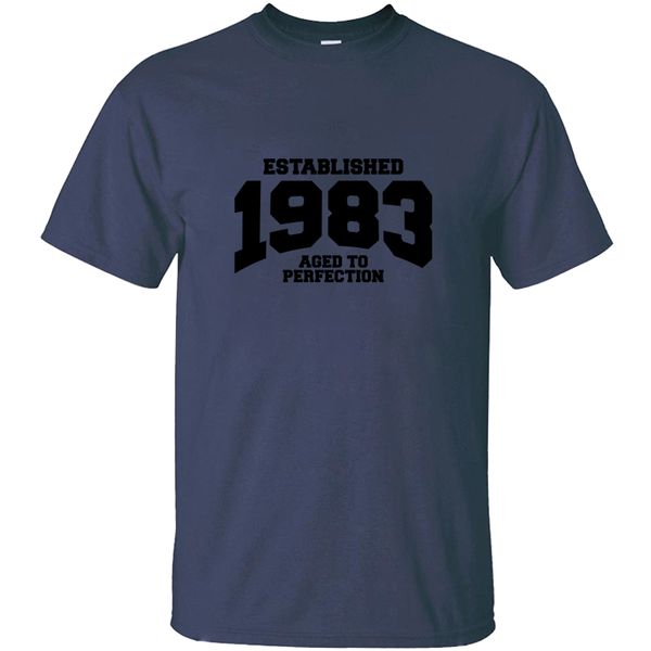 designing aged to perfection established 1983 tshirt cotton clothing comic men and women t shirts short sleeve tee top 
designing aged to perfection established 1983 tshirt cotton clothing comic men and women t shirts short sleeve tee top