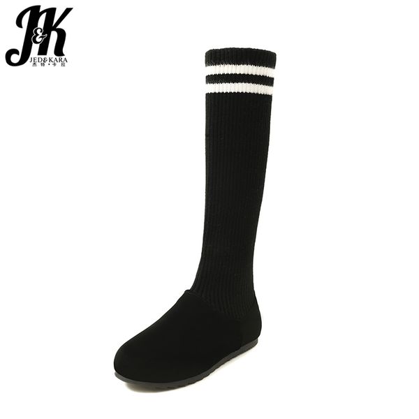 jk new knee high stretch женщины сапоги круглый носок обуви женские эластичные загрузочный вязаная обувь женщины зима 2020 плюс размер 32-44, Black
jk new knee high stretch женщины сапоги круглый носок обуви женские эластичные загрузочный вязаная обувь женщины зима 2020 плюс размер 32-44, Black
