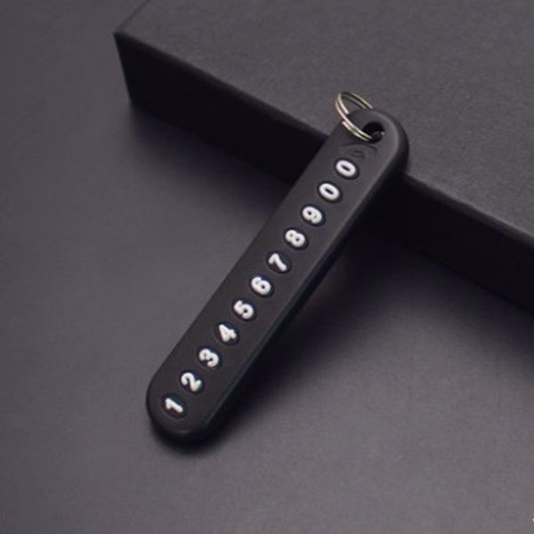 leather keychain anti-lost phone number plate car keychain pendant auto vehicle phone number card car ornament new, Silver
leather keychain anti-lost phone number plate car keychain pendant auto vehicle phone number card car ornament new, Silver