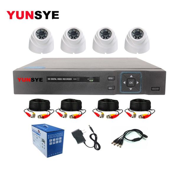 systems yunsye 4ch 1080n ahd dvr kit 4pcs 720p/1080p infrared dome hd camera cctv security system indoor surveillance 
systems yunsye 4ch 1080n ahd dvr kit 4pcs 720p/1080p infrared dome hd camera cctv security system indoor surveillance