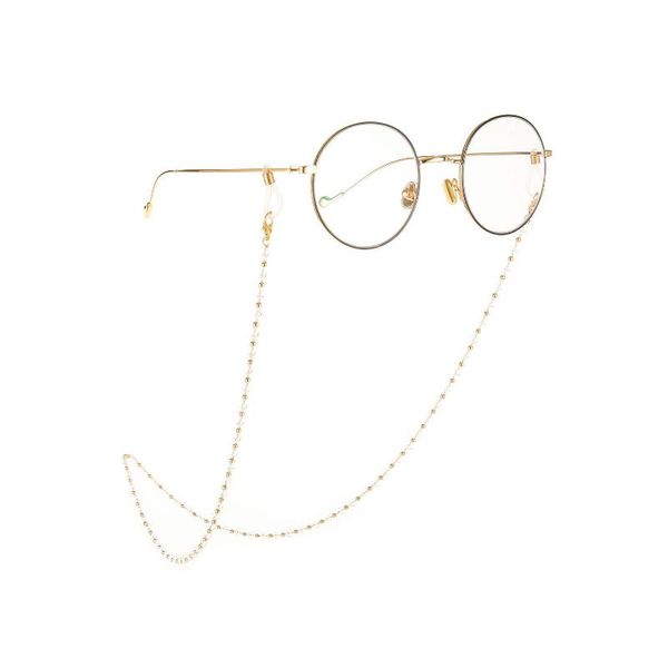 fun-beauty european and american glasses jewelry simple glass copper beads chain glasses chain ladies retro accessories, Silver
fun-beauty european and american glasses jewelry simple glass copper beads chain glasses chain ladies retro accessories, Silver
