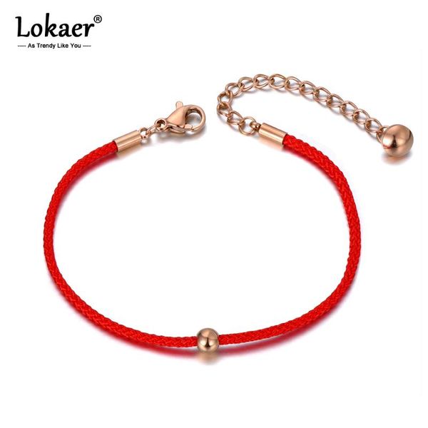 lokaer ethnic chinese style stainless steel red rope hand-woven bracelets for women girls creative lucky bracelet jewelry b19142, Black
lokaer ethnic chinese style stainless steel red rope hand-woven bracelets for women girls creative lucky bracelet jewelry b19142, Black