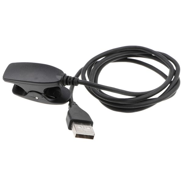 universal usb watch charging cable charge clip for suunto watches-black