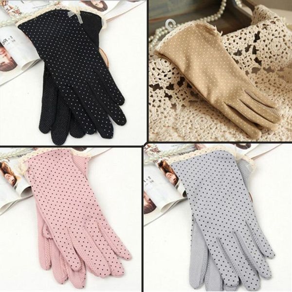five fingers gloves 2021 thin sun protection women' driving short sunscreen ladies cotton summer dot bow glove 5 colors harajuku black, Blue;gray
five fingers gloves 2021 thin sun protection women' driving short sunscreen ladies cotton summer dot bow glove 5 colors harajuku black, Blue;gray