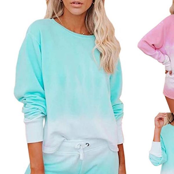 2020 ins summer tracksuit women tie dye sets blue pink leisure wear lounge wear suit gh, Gray
2020 ins summer tracksuit women tie dye sets blue pink leisure wear lounge wear suit gh, Gray