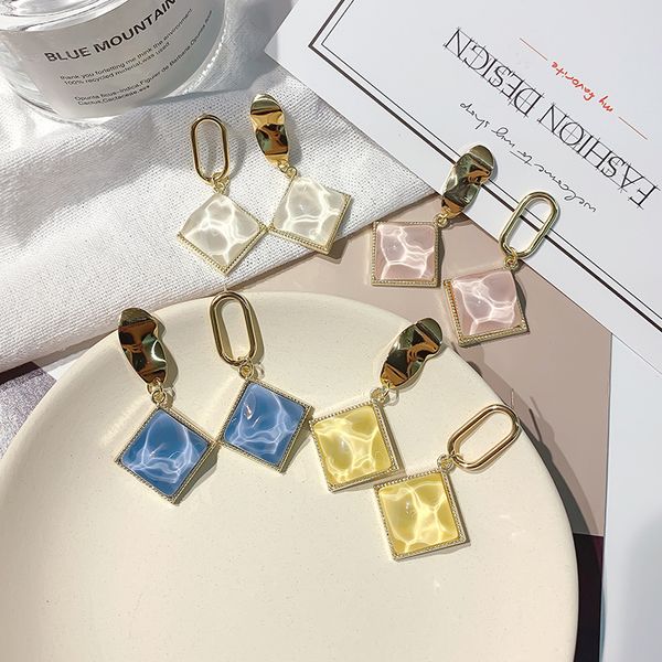 dangle & chandelier 2021 japan and south korea fashion jewelry resin water ripple simple asymmetric earrings for girls gift woman, Silver
dangle & chandelier 2021 japan and south korea fashion jewelry resin water ripple simple asymmetric earrings for girls gift woman, Silver