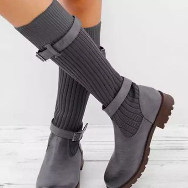 us4-11 retro women boots winter buckle motorcycle boots shoes knitted sweater socks slip-on knight boots casual plus size eu43 wholesale, Black
us4-11 retro women boots winter buckle motorcycle boots shoes knitted sweater socks slip-on knight boots casual plus size eu43 wholesale, Black