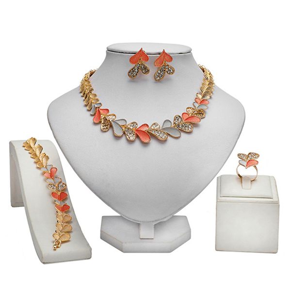 earrings & necklace zuodi exquisite dubai gold colorful jewelry set nigerian wedding woman accessories african beads costume, Silver
earrings & necklace zuodi exquisite dubai gold colorful jewelry set nigerian wedding woman accessories african beads costume, Silver
