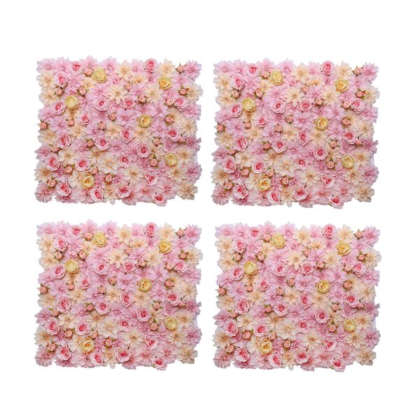 pack of 4 simulation silk flower wall panel mat for main pillar road stage backdrop wedding venue decor pink champagne
pack of 4 simulation silk flower wall panel mat for main pillar road stage backdrop wedding venue decor pink champagne