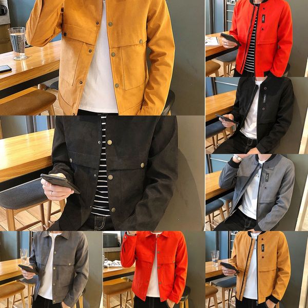 2020 new spring and autumn korean fashion casual suede 2020 new spring and autumn men's jacketkorean fashion casual jacket men's s, Blue
2020 new spring and autumn korean fashion casual suede 2020 new spring and autumn men's jacketkorean fashion casual jacket men's s, Blue