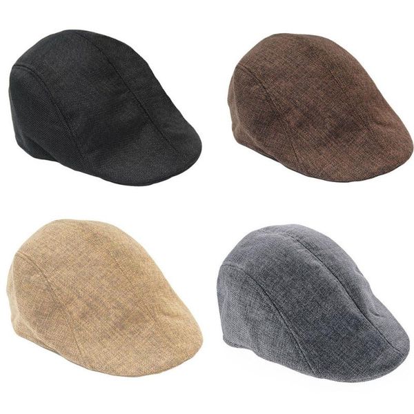 berets 2021 autumn winter men adjustable beret caps outdoor sun protect breathable bone brim hats womens mens solid flat cap hat, Blue;gray
berets 2021 autumn winter men adjustable beret caps outdoor sun protect breathable bone brim hats womens mens solid flat cap hat, Blue;gray