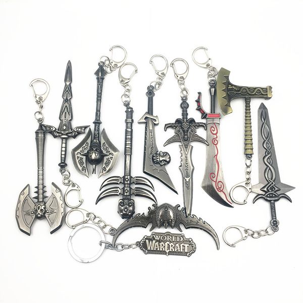 keychains game keychain 12cm model lich king frostmourne keyring the horde alliance accessories key chains souvenirs gifts, Silver
keychains game keychain 12cm model lich king frostmourne keyring the horde alliance accessories key chains souvenirs gifts, Silver
