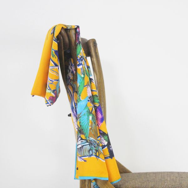 hair wrap head scarf 130 sauqre silk scarf animal print bandana vintage neck foulard femme headwrap versatile accessory, Blue;gray
hair wrap head scarf 130 sauqre silk scarf animal print bandana vintage neck foulard femme headwrap versatile accessory, Blue;gray