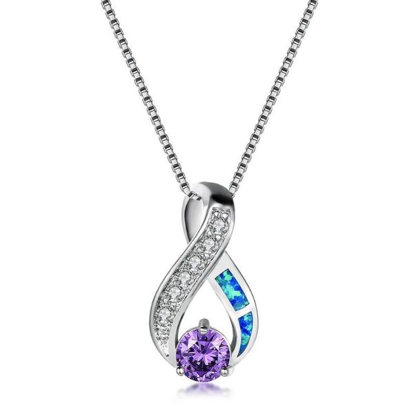 new fashion female necklace geometric shape marine style purple zircon necklace for women 2020 jewelry, Silver
new fashion female necklace geometric shape marine style purple zircon necklace for women 2020 jewelry, Silver