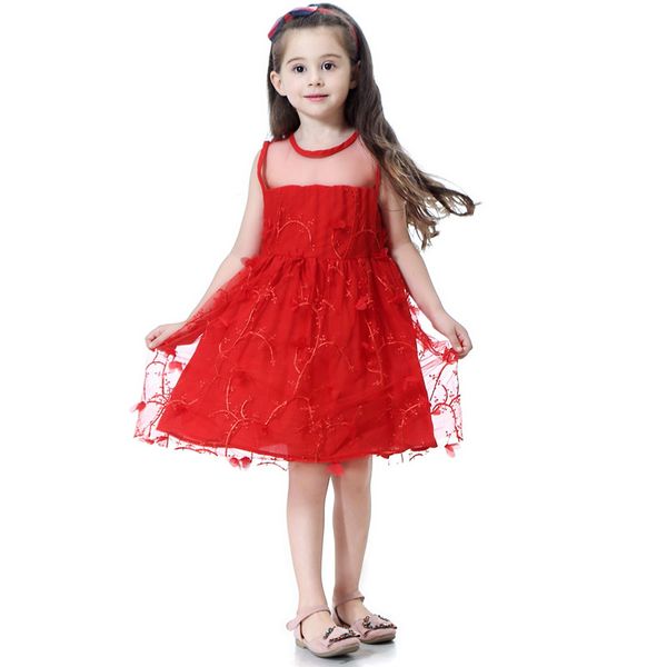 summer girls lace dress kids casual embroidered dresses for clothes children princess cute birthday party costume, Red;yellow
summer girls lace dress kids casual embroidered dresses for clothes children princess cute birthday party costume, Red;yellow