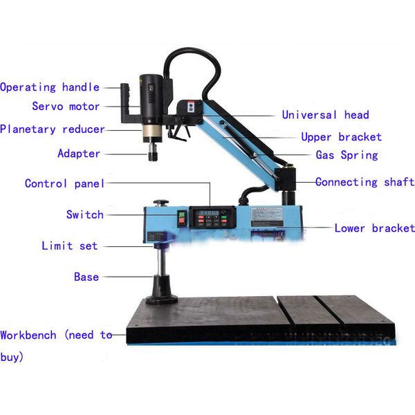 ce 220v m3-m16 universal type electric tapping machine electric tapper tapping tool machine-working taps threading machine
ce 220v m3-m16 universal type electric tapping machine electric tapper tapping tool machine-working taps threading machine