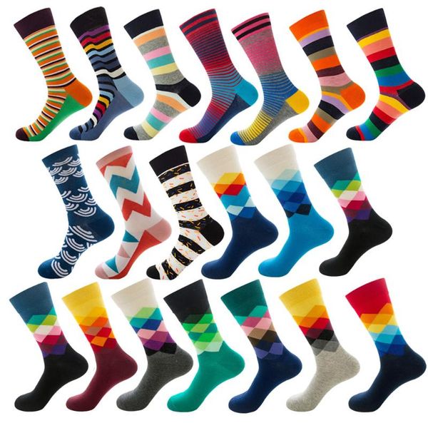 mens happy striped socks quality plaid diamond sock men combed cotton calcetines largos hombre, Black
mens happy striped socks quality plaid diamond sock men combed cotton calcetines largos hombre, Black