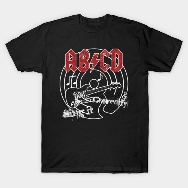 men tshirt ab cd sing it correctly abcd t shirt custom printed 100% cotton t-shirts women tees top
men tshirt ab cd sing it correctly abcd t shirt custom printed 100% cotton t-shirts women tees top