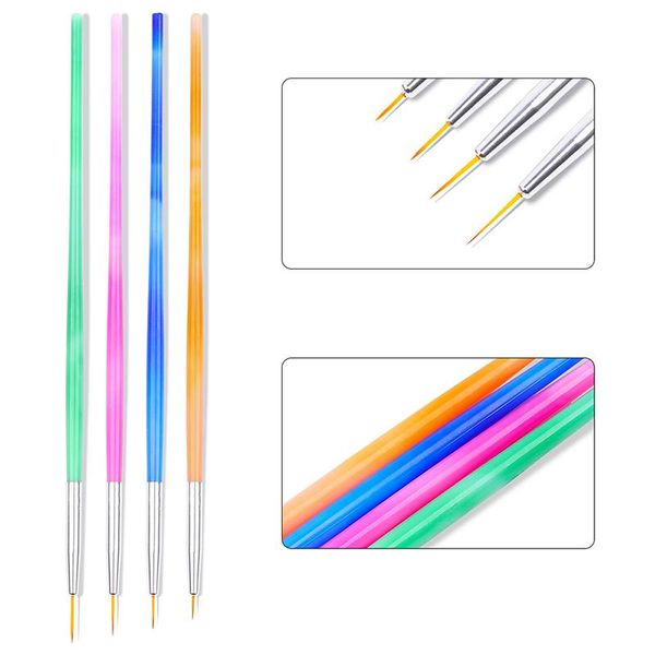 4шт gradient красочные nail art brush для liner картина рисунок carving pen профессиональная уф-гель кисти маникюр set, Yellow
4шт gradient красочные nail art brush для liner картина рисунок carving pen профессиональная уф-гель кисти маникюр set, Yellow