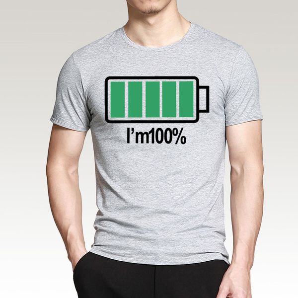 unique battery i am 100% funny men t shirts 2019 summer men short sleeve o-neck shirt 100% cotton creative male t-shirts s-3xl
unique battery i am 100% funny men t shirts 2019 summer men short sleeve o-neck shirt 100% cotton creative male t-shirts s-3xl
