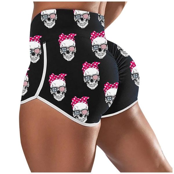 running fitness yoga shorts 2020 new summer ladies'printed high-waist hip stretch underpants gym short legging, White;red
running fitness yoga shorts 2020 new summer ladies'printed high-waist hip stretch underpants gym short legging, White;red