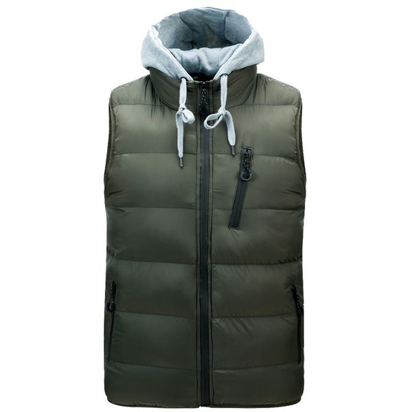 2020 mens warm vest winter casual waistcoat men autumn outwear sleeveless jackets male hooded vest detachable hat streetwear, Black;white
2020 mens warm vest winter casual waistcoat men autumn outwear sleeveless jackets male hooded vest detachable hat streetwear, Black;white