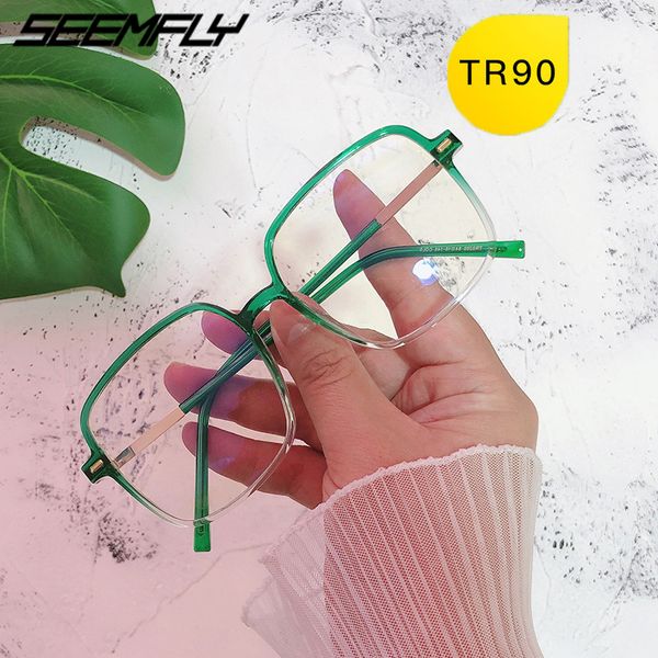 seemfly anti blue light glasses optical frame men women spectacle square tr90 clear lens eyeglasses male goggle eyewear, White;black
seemfly anti blue light glasses optical frame men women spectacle square tr90 clear lens eyeglasses male goggle eyewear, White;black