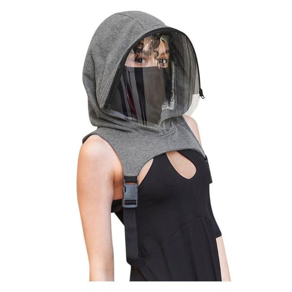 full protective face wear clear hooded hat adults face shield reusable removable men women's outdoor motorcycle mask masque, Blue;gray
full protective face wear clear hooded hat adults face shield reusable removable men women's outdoor motorcycle mask masque, Blue;gray