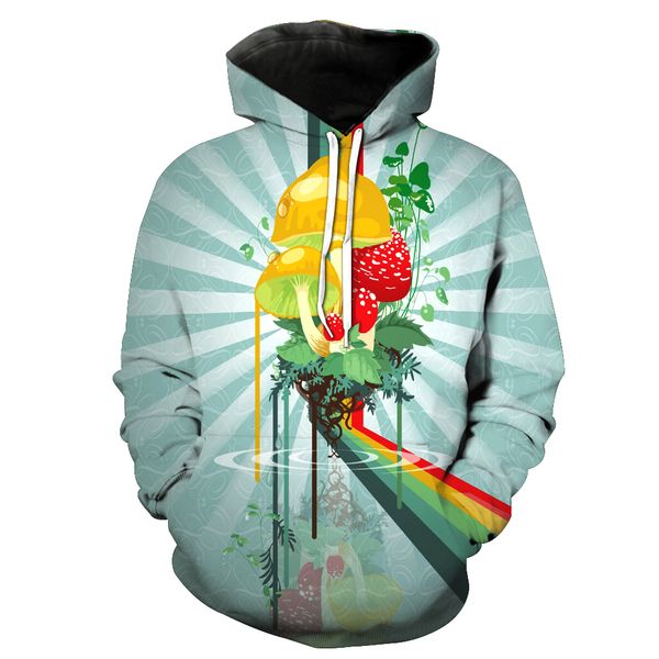 грибной 3d печати толстовки мужская мода harajuku смешные фуфайки streetwear hip hop качество плюс размер осень зима, Black
грибной 3d печати толстовки мужская мода harajuku смешные фуфайки streetwear hip hop качество плюс размер осень зима, Black