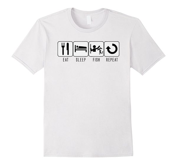 eat, sleep, fish, repeat t-shirt- popular gift t-shirt style short sleeve print tee shirt 2017 men's fashion
eat, sleep, fish, repeat t-shirt- popular gift t-shirt style short sleeve print tee shirt 2017 men's fashion