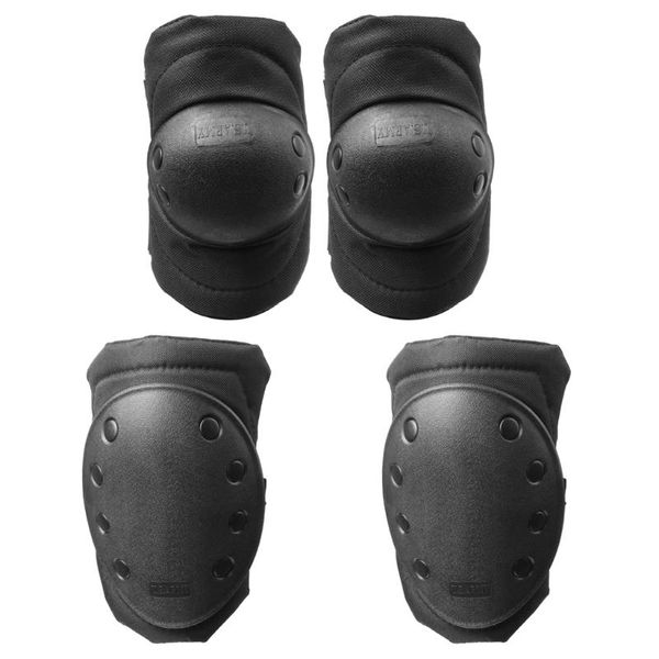 pack of 4 cycling roller skate skating elbow knee protective gear pads safeg, Black;gray
pack of 4 cycling roller skate skating elbow knee protective gear pads safeg, Black;gray