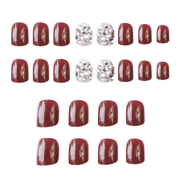 elecool 24pcs false nails with diamond shiny full nail tips false nails nail art decoration retail fashion ing, Red;gold
elecool 24pcs false nails with diamond shiny full nail tips false nails nail art decoration retail fashion ing, Red;gold