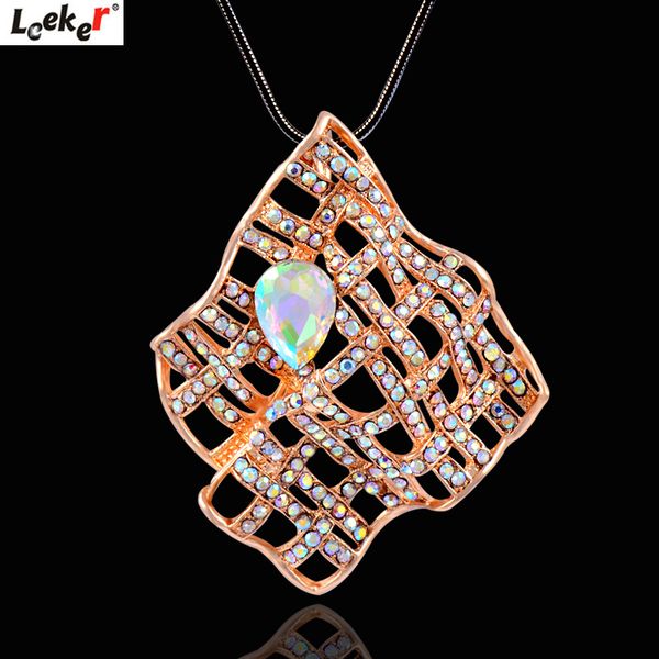 leeker gold color solid rhinestone mesh pendant long necklace snake chain women statement jewelry 463 lk4, Silver
leeker gold color solid rhinestone mesh pendant long necklace snake chain women statement jewelry 463 lk4, Silver