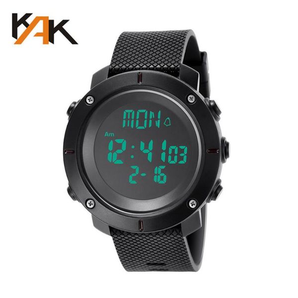 kak men's digital watch 30m waterproof round large dial manner plastic sport electronic outdoor watch led calendar clock xb40, Slivery;brown
kak men's digital watch 30m waterproof round large dial manner plastic sport electronic outdoor watch led calendar clock xb40, Slivery;brown
