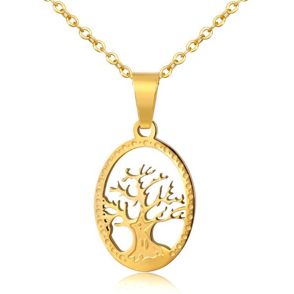 couples sets chain link choker religious necklace stainless steel tree of life pendant necklace collier females jewelry gift, Silver
couples sets chain link choker religious necklace stainless steel tree of life pendant necklace collier females jewelry gift, Silver