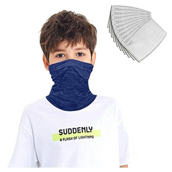 25# 12pcs kids windproof bandana scarf dust mask sports protection face mask+filters tube scarf fishing cycling cover headband, Blue;gray
25# 12pcs kids windproof bandana scarf dust mask sports protection face mask+filters tube scarf fishing cycling cover headband, Blue;gray
