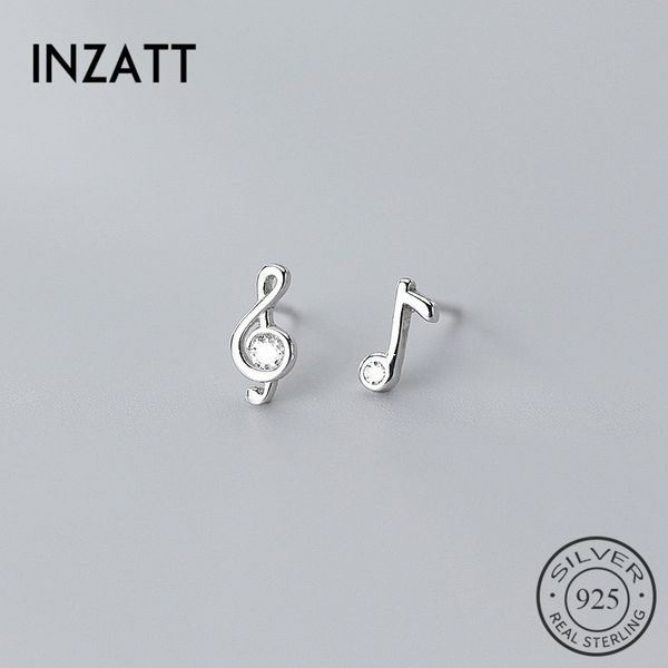 inzareal 925 sterling silver zircon note stud earrings for fashion woman cute fine jewelry minimalist accessories gift, Golden;silver
inzareal 925 sterling silver zircon note stud earrings for fashion woman cute fine jewelry minimalist accessories gift, Golden;silver