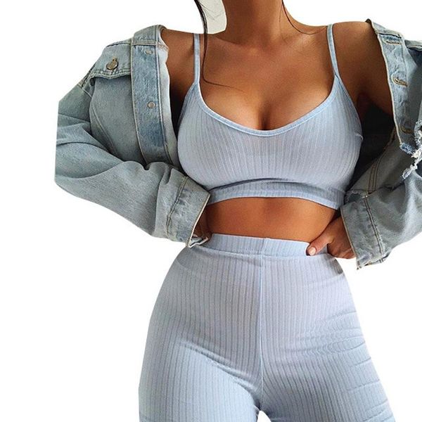 2020 women 2 pcs matching set solid skinny sheathsports sleeveless home gym sports crop high waist shorts fitness tracksuit, Gray
2020 women 2 pcs matching set solid skinny sheathsports sleeveless home gym sports crop high waist shorts fitness tracksuit, Gray