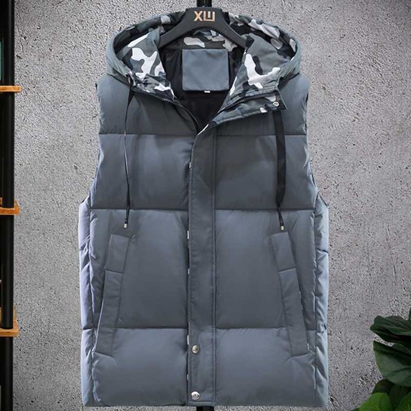 2020 new winter vest men casual winter waterproof warm hooded slash pocket sleeveless coat multi color camo print plus size, Black;white
2020 new winter vest men casual winter waterproof warm hooded slash pocket sleeveless coat multi color camo print plus size, Black;white