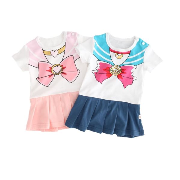 baby girls anime romper dress sailor moon siamese skirt short sleeve toddler girls pink clothes cosplay magical onesie skirt set, Blue
baby girls anime romper dress sailor moon siamese skirt short sleeve toddler girls pink clothes cosplay magical onesie skirt set, Blue