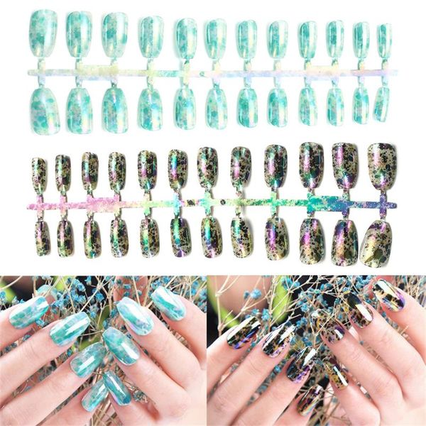 24pcs 12 colors colorful mirror stiletto fake nails chrome painting full cover long nail tips fingernail decors nail art salon, Red;gold
24pcs 12 colors colorful mirror stiletto fake nails chrome painting full cover long nail tips fingernail decors nail art salon, Red;gold