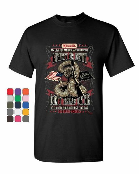 liberty or death don't tread on me t-shirt gadsden flag america summer cotton short sleeve o-neck men's t shirt new s-3xl, White;black
liberty or death don't tread on me t-shirt gadsden flag america summer cotton short sleeve o-neck men's t shirt new s-3xl, White;black